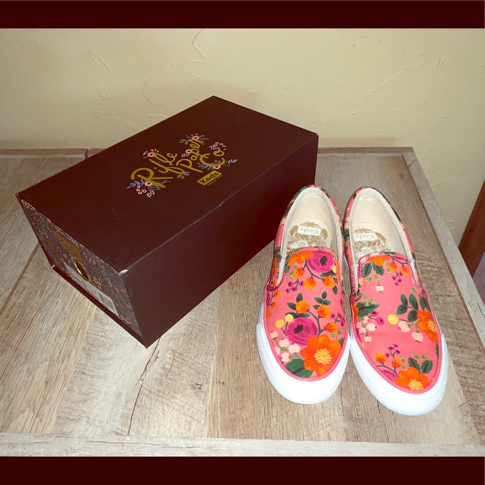 Keds x Rifle Paper Co. Slip On Vintage Blossoms